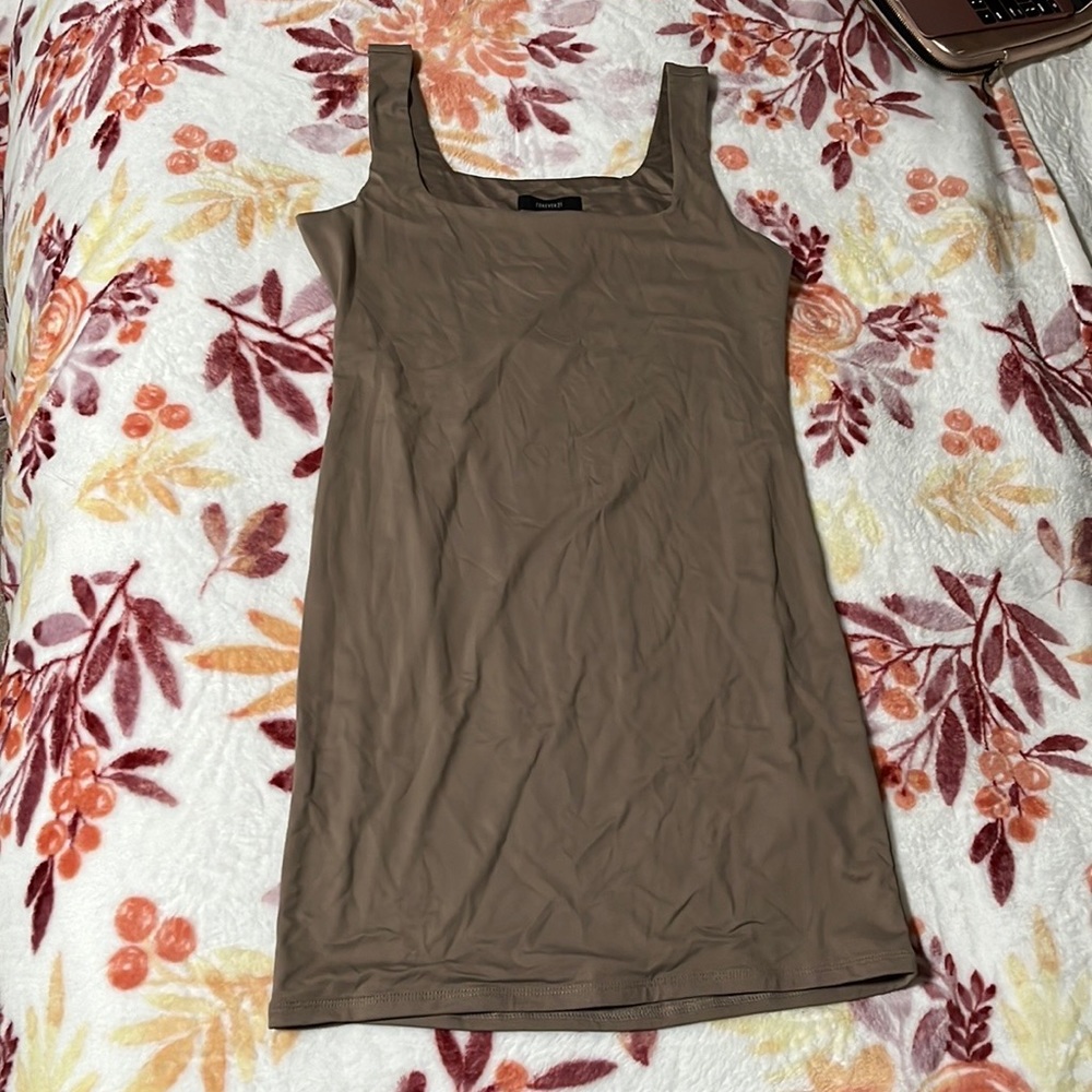 Tan dress